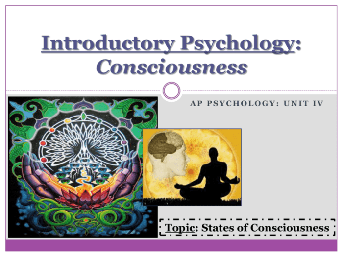 Ap psychology states of consciousness