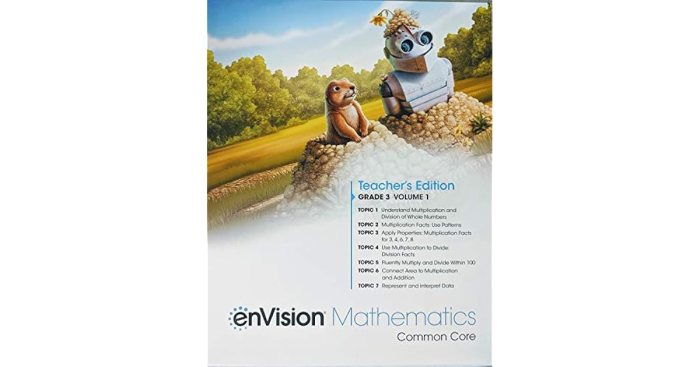 Envision mathematics common core volume 1