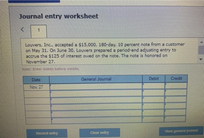 Louvers incorporated accepted a 15000