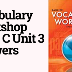 Vocabulary workshop level c unit 3