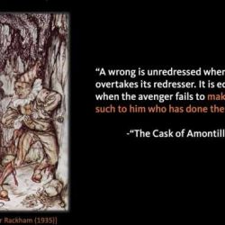 The cask of amontillado literary devices