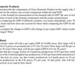 Gross domestic product worksheet answers